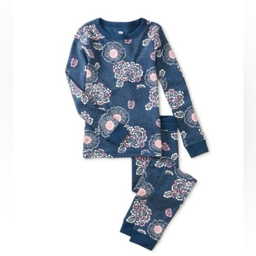 Tea Collection Goodnight PJ Set - Florentine Floral, 3 - NWT - MSRP $50